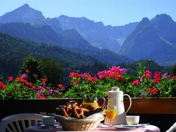 Balkonausblick von Ferienwohnung Kramer