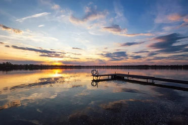 Sonnenuntergang am Kulkwitzer See
