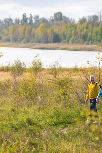 Wandern am Schladitzer See