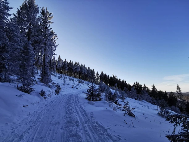 Langer Weg Richtung Tellkoppe Winter