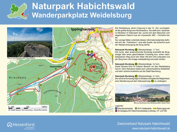 Wanderparkplatz Weidelsburg