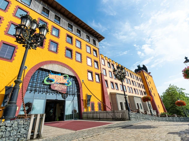 Außenansicht des Heide-Park Abenteuerhotels Außenansicht des Heide-Park Abenteuerhotels
