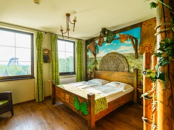 Das Dschungelzimmer des Abenteuerhotels Das Dschungelzimmer des Abenteuerhotels