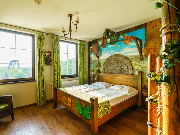 Das Dschungelzimmer des Abenteuerhotels Das Dschungelzimmer des Abenteuerhotels
