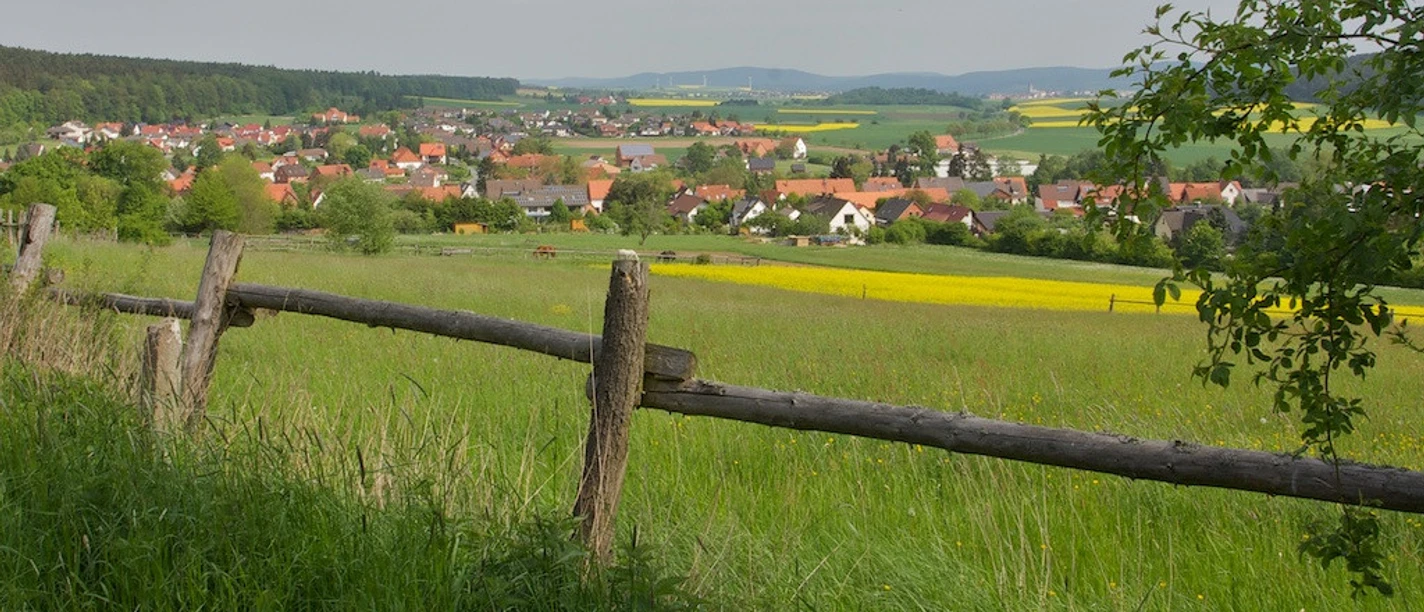 Blick vom Weidelsberg