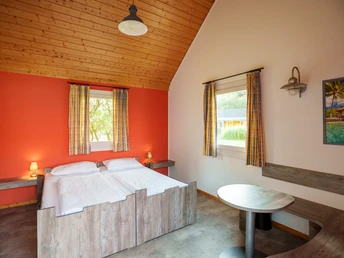 Eine 2er Hütte des Holiday Camps Eine 2er Hütte des Holiday Camps