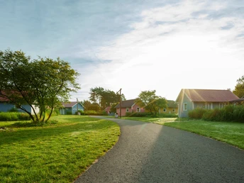 Die Außenanlage des Holiday Camps Die Außenanlage des Holiday Camps