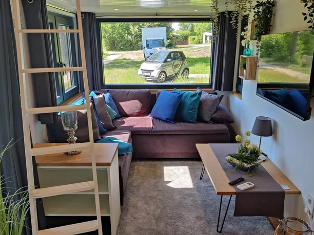 Wohnbereich Tiny House 23 - Ithblick Wohnbereich Tiny House 23 - Ithblick