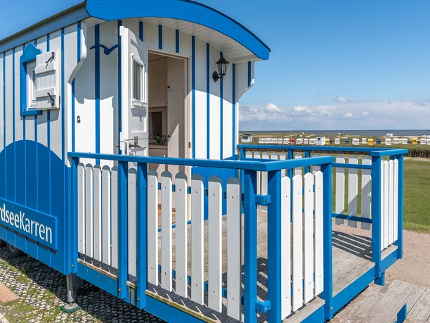 Gesamtansicht mit Strand Generel udsigt med strand