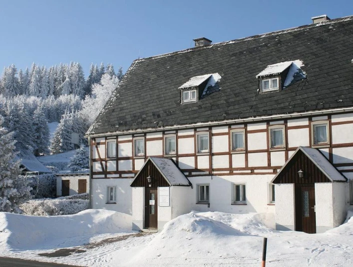 Haus im Winter
