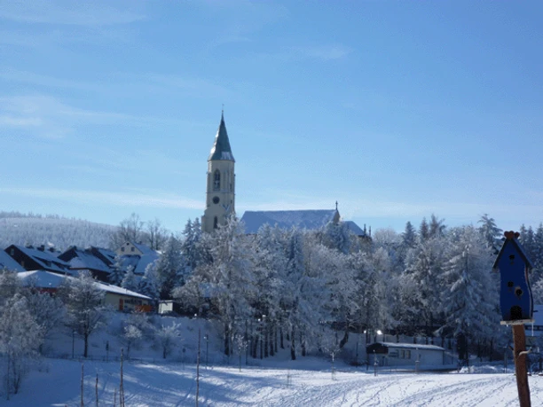 Panorama Oberwiesenthal / Kirche