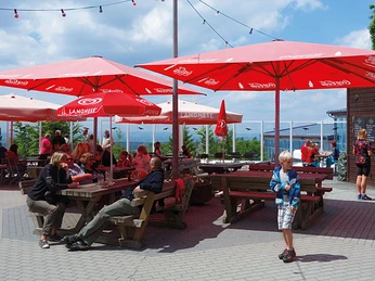 IFA Berghütten an der Sessellift-Bergstation Hohe Reuth in Schöneck