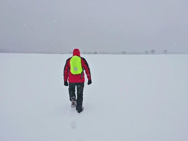 Auf dem (verschneiten) Mühlsteig