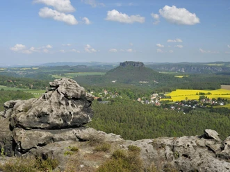 Blick vom Papststein