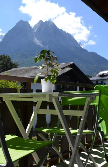 Blick auf das Zugspitzmassiv
