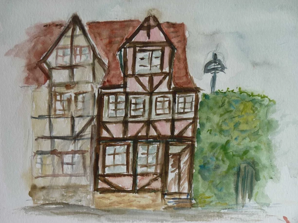 Ferienhaus Rosa Blume, Aquarell.jpg