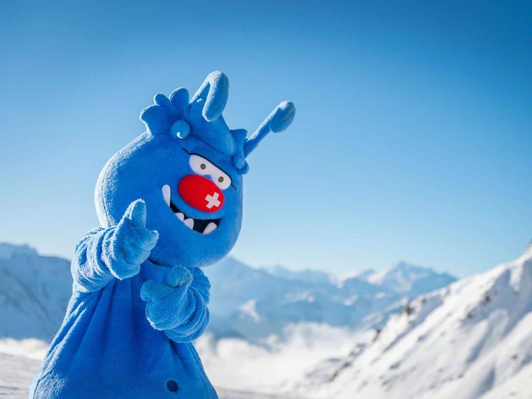 Family Fun Slope mit Gletschi auf der Fiescheralp in der Aletsch Arena