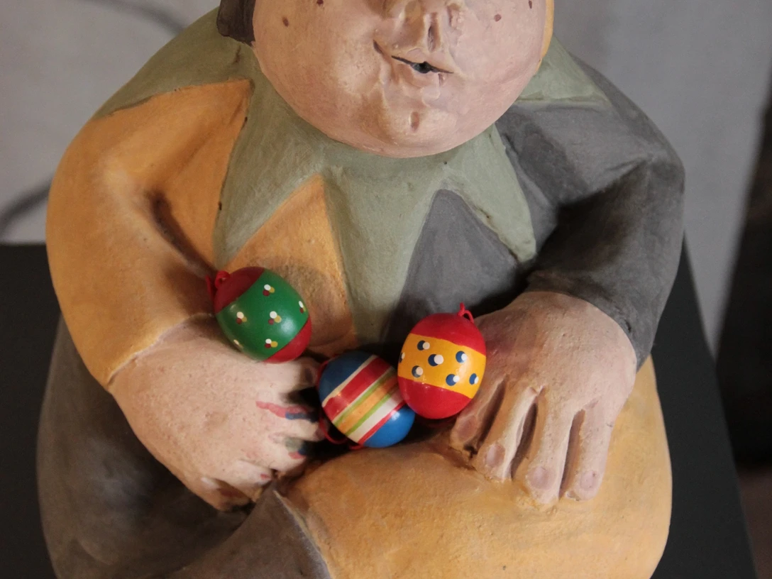 Hofnarr Hans in Osterstimmung Schloss Rochlitz