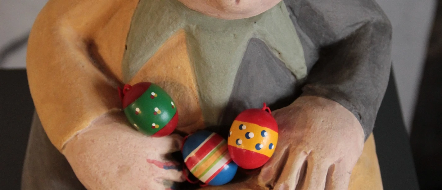 Hofnarr Hans in Osterstimmung Schloss Rochlitz