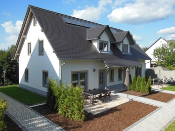 Hausansicht der Ferienhäuser