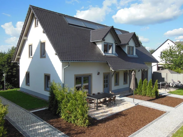 Hausansicht der Ferienhäuser