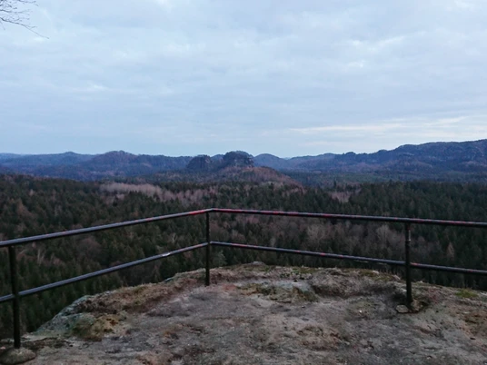 Aussicht vom Kuhstallplateau