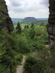 Ausblick vom Nadelöhr-Aufstieg