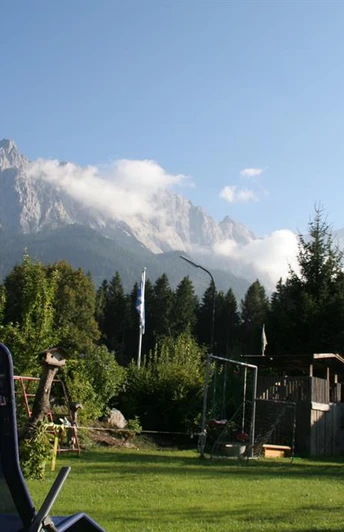 Liegestuhl zur Zugspitze