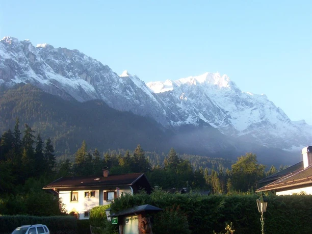 Aussicht auf die Zugspitze