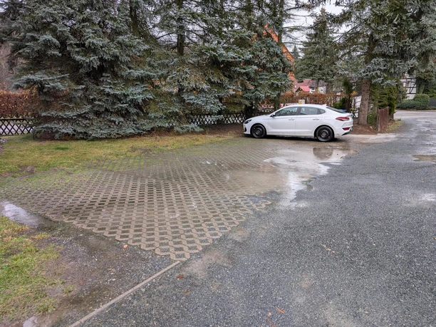 Parkplatz an der Ferienwohnung