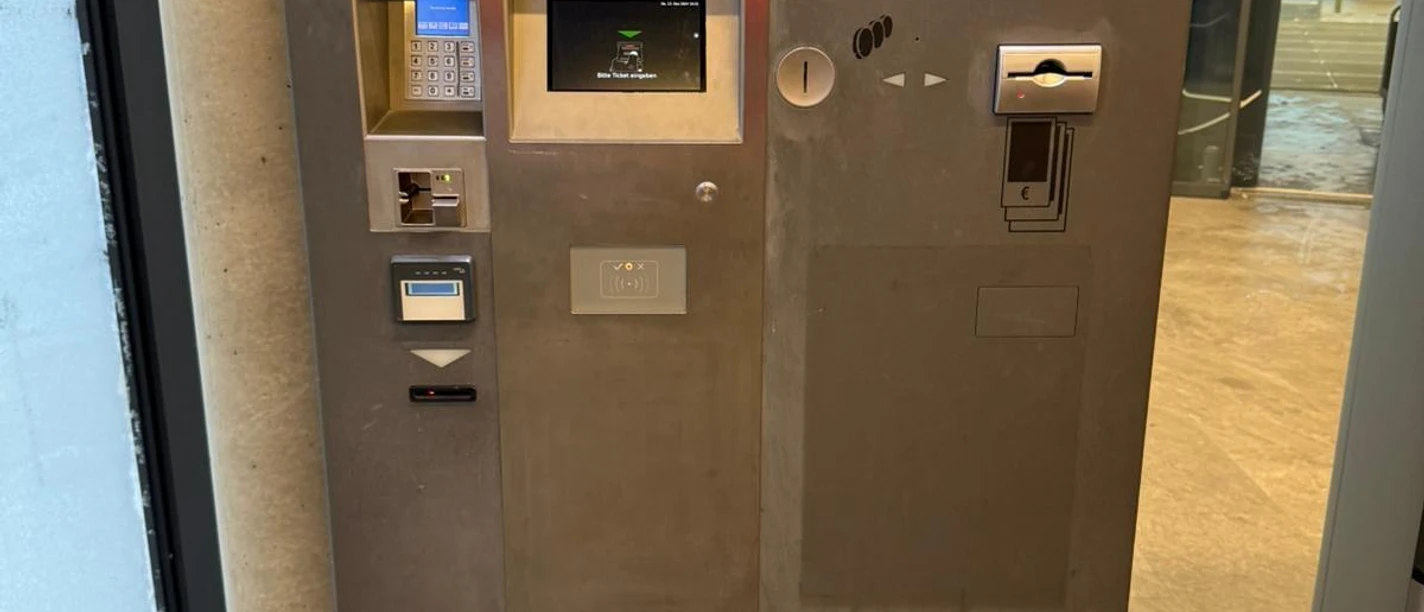 Kassenautomat Zugspitzseilbahn