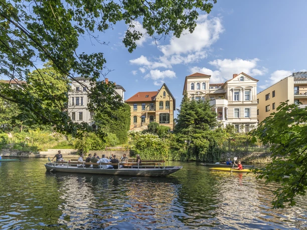 Bootstour auf der Oker in Braunschweig Bootstour auf der Oker in Braunschweig