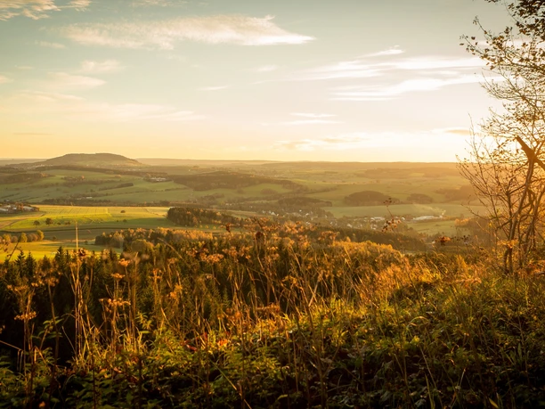 Die schöne Landschaft des Erzgebirges