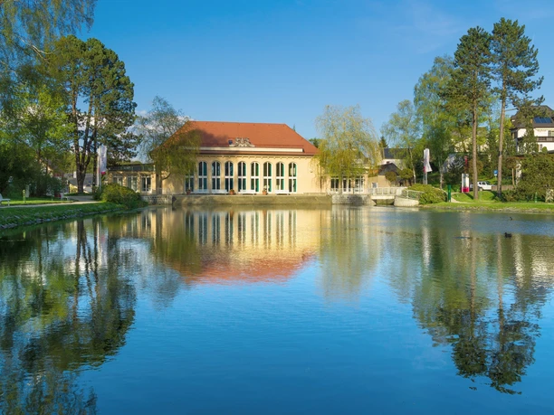 Festhalle Bad Brambach im Frühling