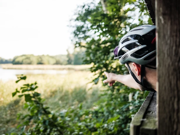 Vogelbeobachtungsstelle am Frauenteich bei Moritzburg