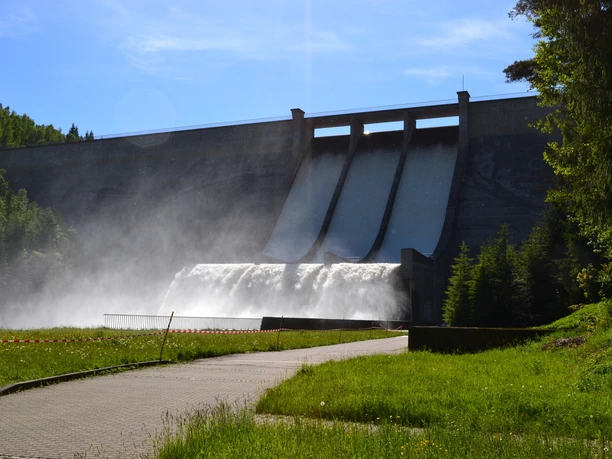 Talsperren Überlauf 2013