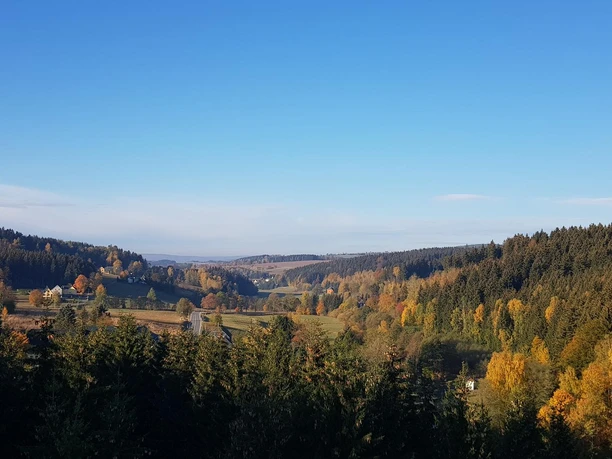Blick von der Staumauer Richtung Neuhausen