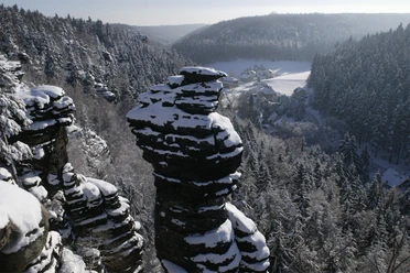 Blick zur Ottomühle im Bielatal