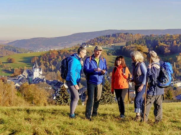 Panoramablick am Aussichtspunkt Galgenberg