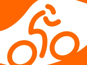 Markierungszeichen Radfernweg Sächsische Mittelgebirge