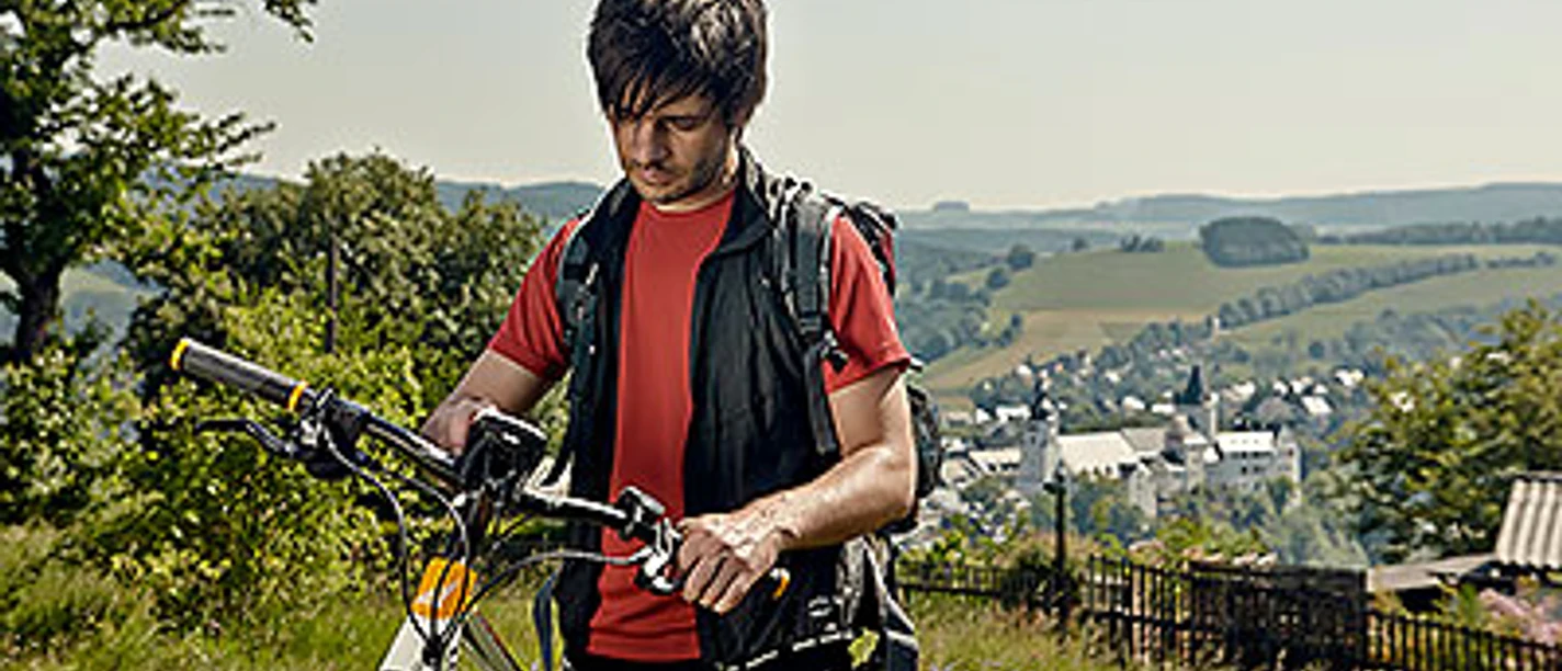 Blick auf Schloss Schwarzenberg