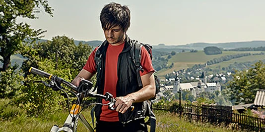 Blick auf Schloss Schwarzenberg