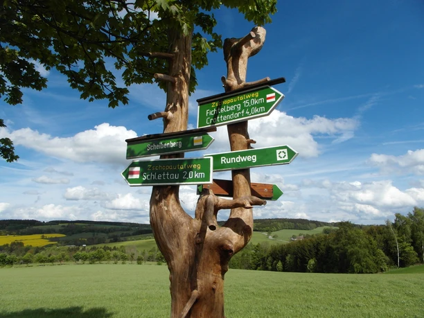 Zschopautalweg bei Crottendorf