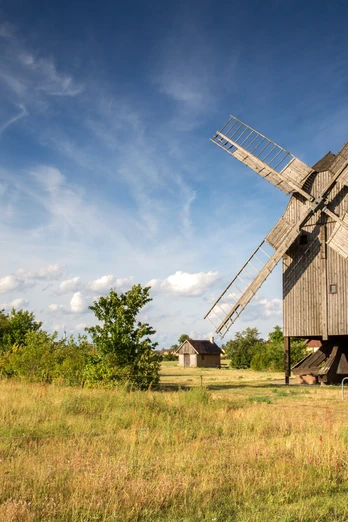 Die Bockwindmühle Fiehn bei Authausen