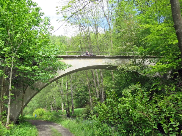 Schmalspurbahnviadukt über den Sebnitzbach