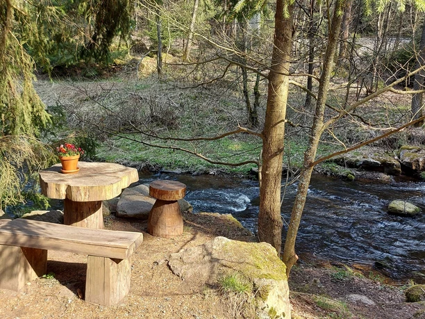 Rastplatz am Schwarzwasser bei Schlössel