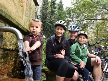 Radfahren in der Urlaubsregion Altenberg, Familie