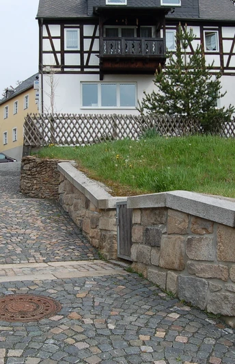 Gasse in Treuen/Vogtland