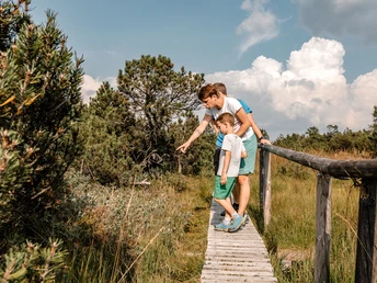Familie im Georgenfelder Hochmoor