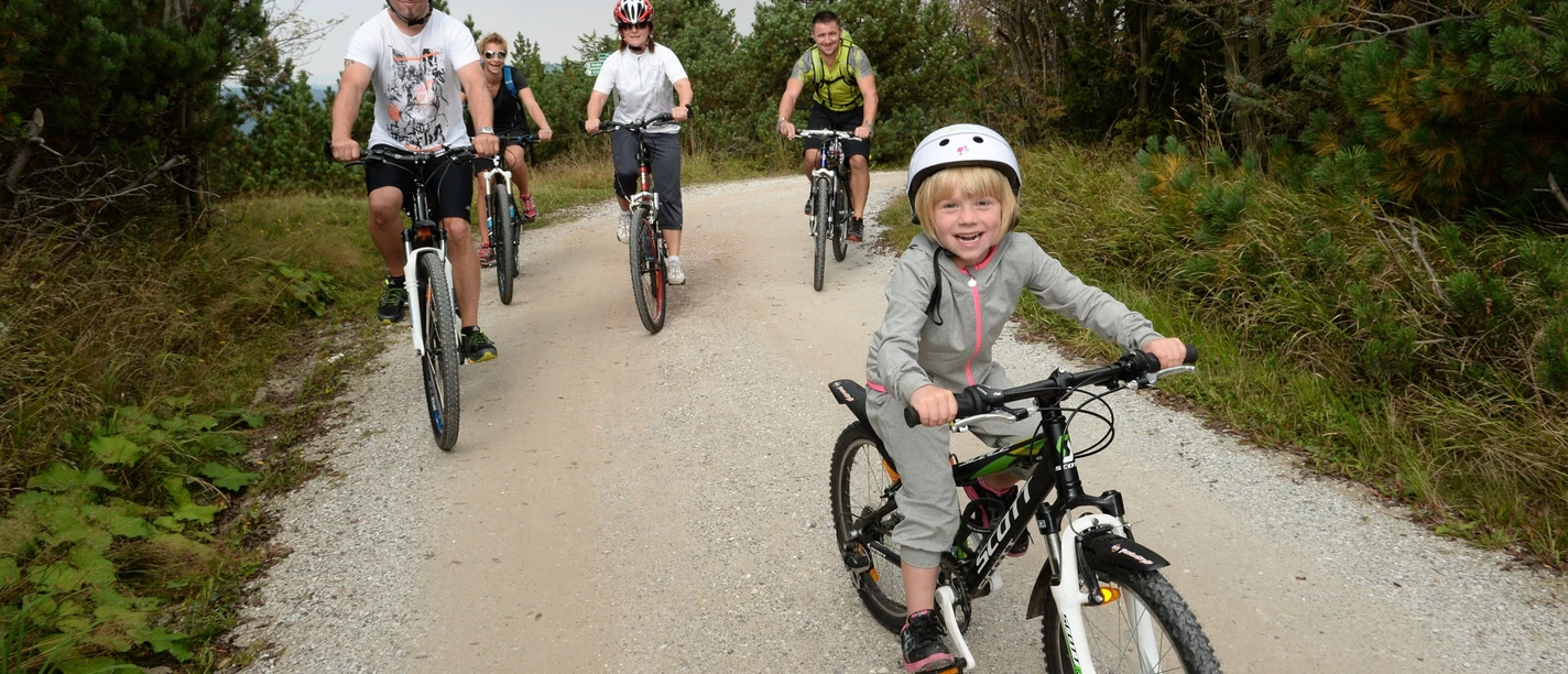 Fahrradfahrer am Kahleberg